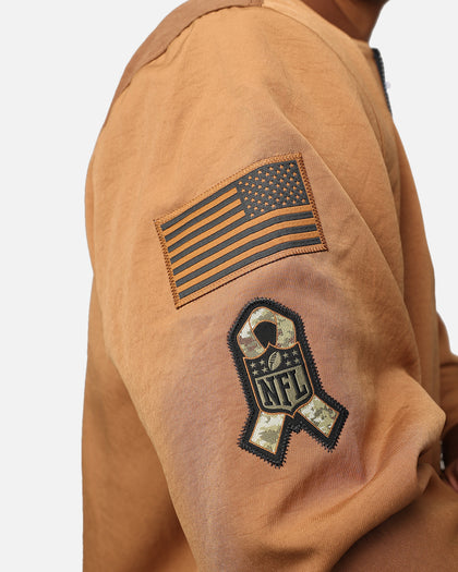 Nike Buffalo Bills 'Salute To Service' Bomber Jacket Ale Brown/Caca