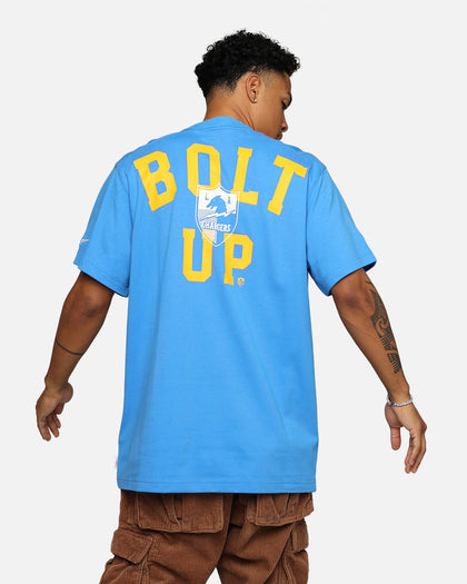 Nike Los Angeles Charger Rewind Slogan T-Shirt Italy Blue