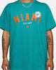 Nike Miami Dolphins Rewind Slogan T-Shirt Mardi Gras