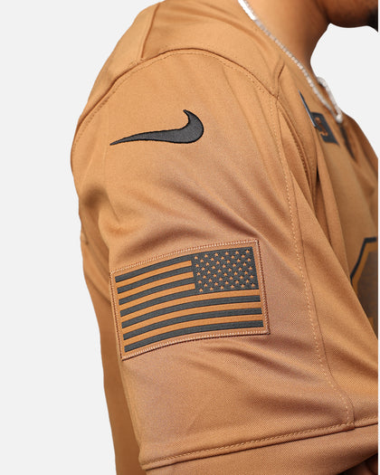 Nike Buffalo Bills Josh Allen #17 'Salute To Service' Jersey Ale Brown