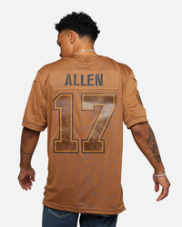 Nike Buffalo Bills Josh Allen #17 'Salute To Service' Jersey Ale Brown