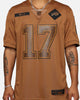 Nike Buffalo Bills Josh Allen #17 'Salute To Service' Jersey Ale Brown