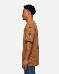 Nike Buffalo Bills Josh Allen #17 'Salute To Service' Jersey Ale Brown