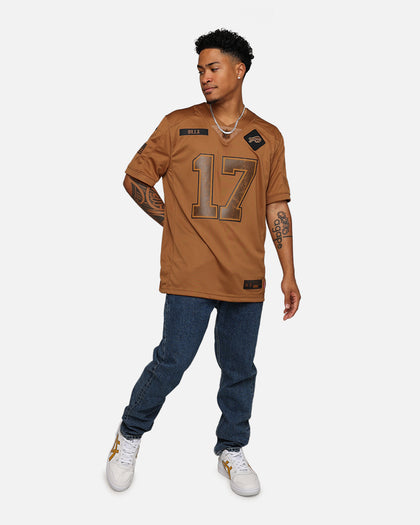 Nike Buffalo Bills Josh Allen #17 'Salute To Service' Jersey Ale Brown