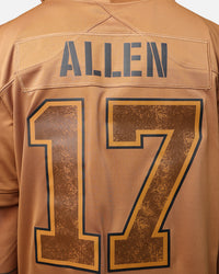 Nike Buffalo Bills Josh Allen #17 'Salute To Service' Jersey Ale Brown