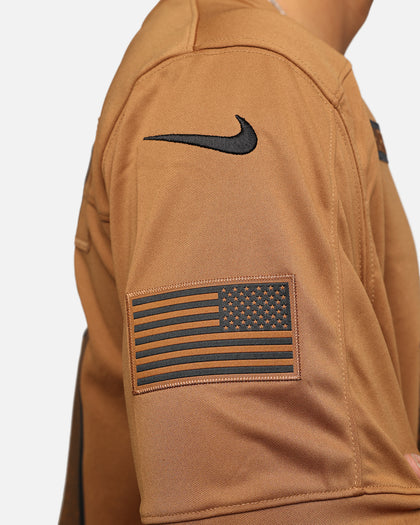 Nike Los Angeles Chargers Justin Herbert #10 'Salute To Service' Jersey Ale Brown