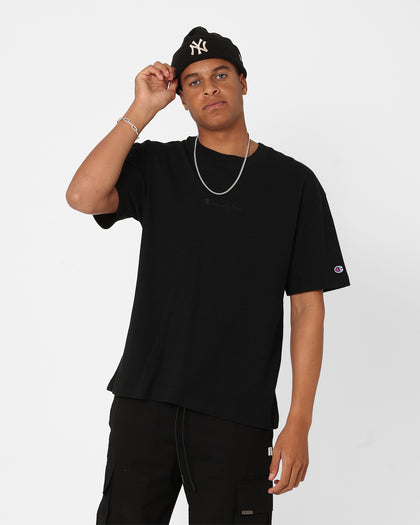 Champion Heritage New Script T-Shirt Black