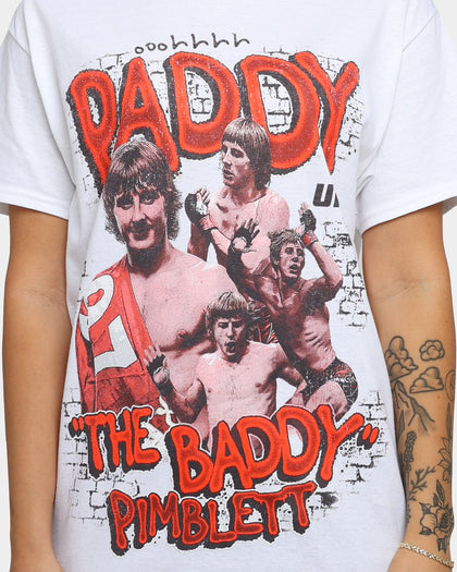 UFC By Goat Crew Paddy The Baddy T-Shirt White