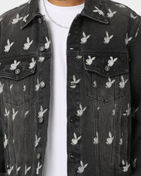 Playboy By CK Players Denim Jacket Black