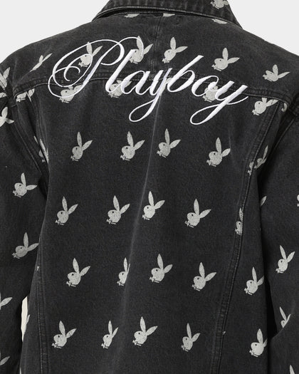 Playboy By CK Players Denim Jacket Black