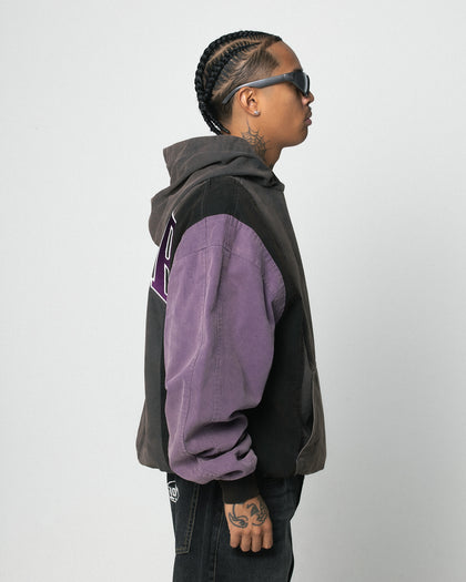 Loiter Splinter Hoodie Black/Purple
