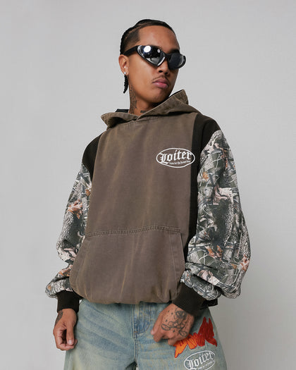 Loiter Splinter Hoodie Black/Camo