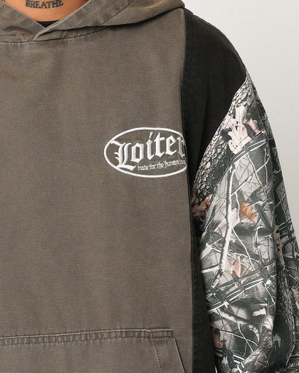 Loiter Splinter Hoodie Black/Camo