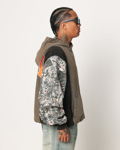 Loiter Splinter Hoodie Black/Camo