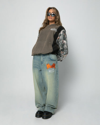 Loiter Splinter Hoodie Black/Camo