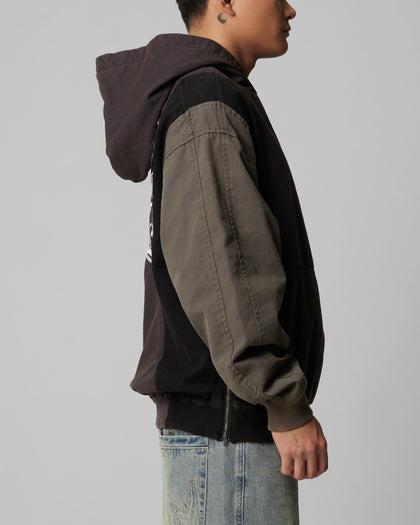 Loiter Splinter Hoodie Black/Charcoal