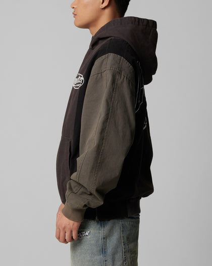 Loiter Splinter Hoodie Black/Charcoal