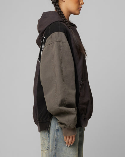 Loiter Splinter Hoodie Black/Charcoal