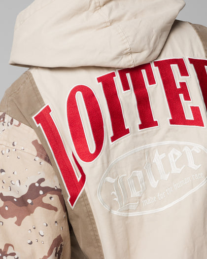 Loiter Splinter Hoodie Desert Camo