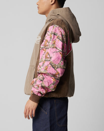Loiter Splinter Hoodie Pink Camo