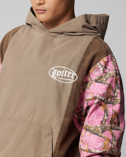 Loiter Splinter Hoodie Pink Camo