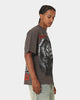 Loiter Wolf Pack Vintage T-Shirt Charcoal