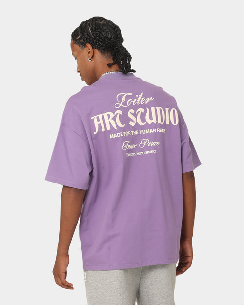 Loiter Art Studio Premium T-Shirt Purple