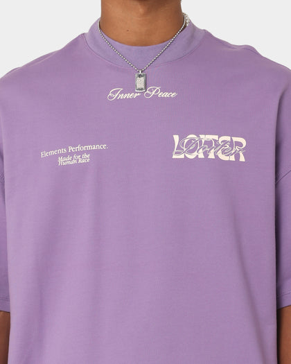 Loiter Art Studio Premium T-Shirt Purple