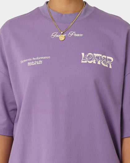 Loiter Art Studio Premium T-Shirt Purple