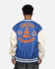New Era X Alpha Industries New York Knicks L-2B Bomber Jacket Blue