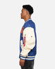 New Era X Alpha Industries New York Knicks L-2B Bomber Jacket Blue