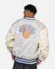 New Era X Alpha Industries New York Knicks L-2B Bomber Jacket Blue