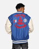 New Era X Alpha Industries Philadelphia 76ers L-2B Bomber Jacket Blue