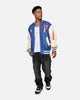 New Era X Alpha Industries Philadelphia 76ers L-2B Bomber Jacket Blue