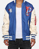 New Era X Alpha Industries Philadelphia 76ers L-2B Bomber Jacket Blue