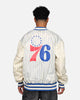 New Era X Alpha Industries Philadelphia 76ers L-2B Bomber Jacket Blue