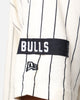 New Era X Alpha Industries Chicago Bulls Striped T-Shirt White