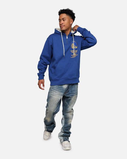 New Era X Alpha Industries Golden State Warriors Zipper Hoodie Blue