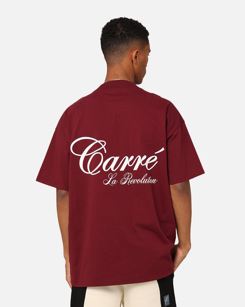 Carre Avant Oversized T-Shirt Maroon