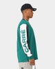 Carre Tournee Long Sleeve Panel T-Shirt Dark Teal