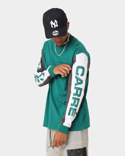 Carre Tournee Long Sleeve Panel T-Shirt Dark Teal