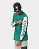 Carre Tournee Long Sleeve Panel T-Shirt Dark Teal