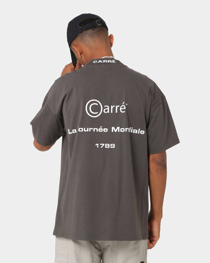 Carre Tournee Oversized Short Sleeve T-Shirt Coal