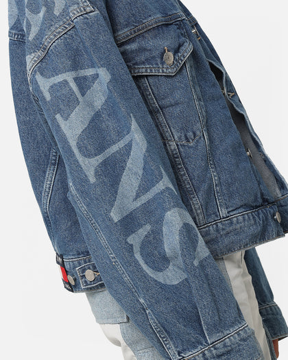 Tommy Jeans Women's Oversized Wide Sleeve Jacket Denim Medium 02