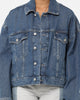 Tommy Jeans Women's Oversized Wide Sleeve Jacket Denim Medium 02