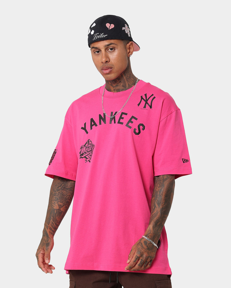 pink yankees shirt