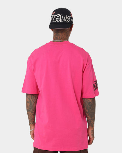 New Era New York Yankees 'Tropical Punch Script Pack' Oversized T-Shirt Hot Pink