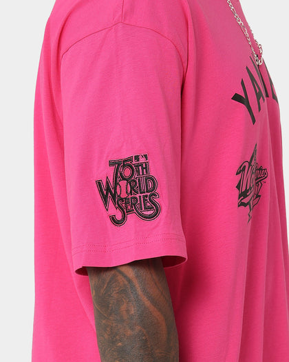 New Era New York Yankees 'Tropical Punch Script Pack' Oversized T-Shirt Hot Pink