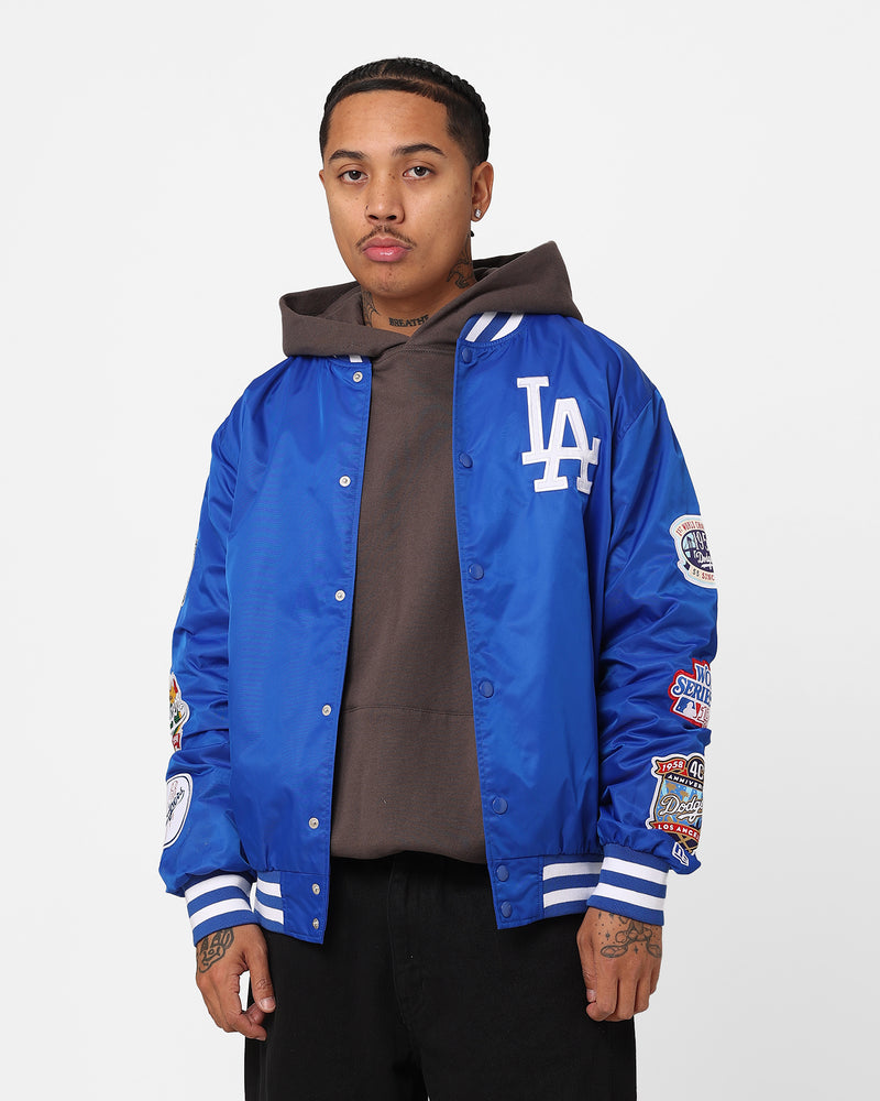 Majestic Athletic Los Angeles Dodgers Tonals Quilted Varsity Jacket Royal