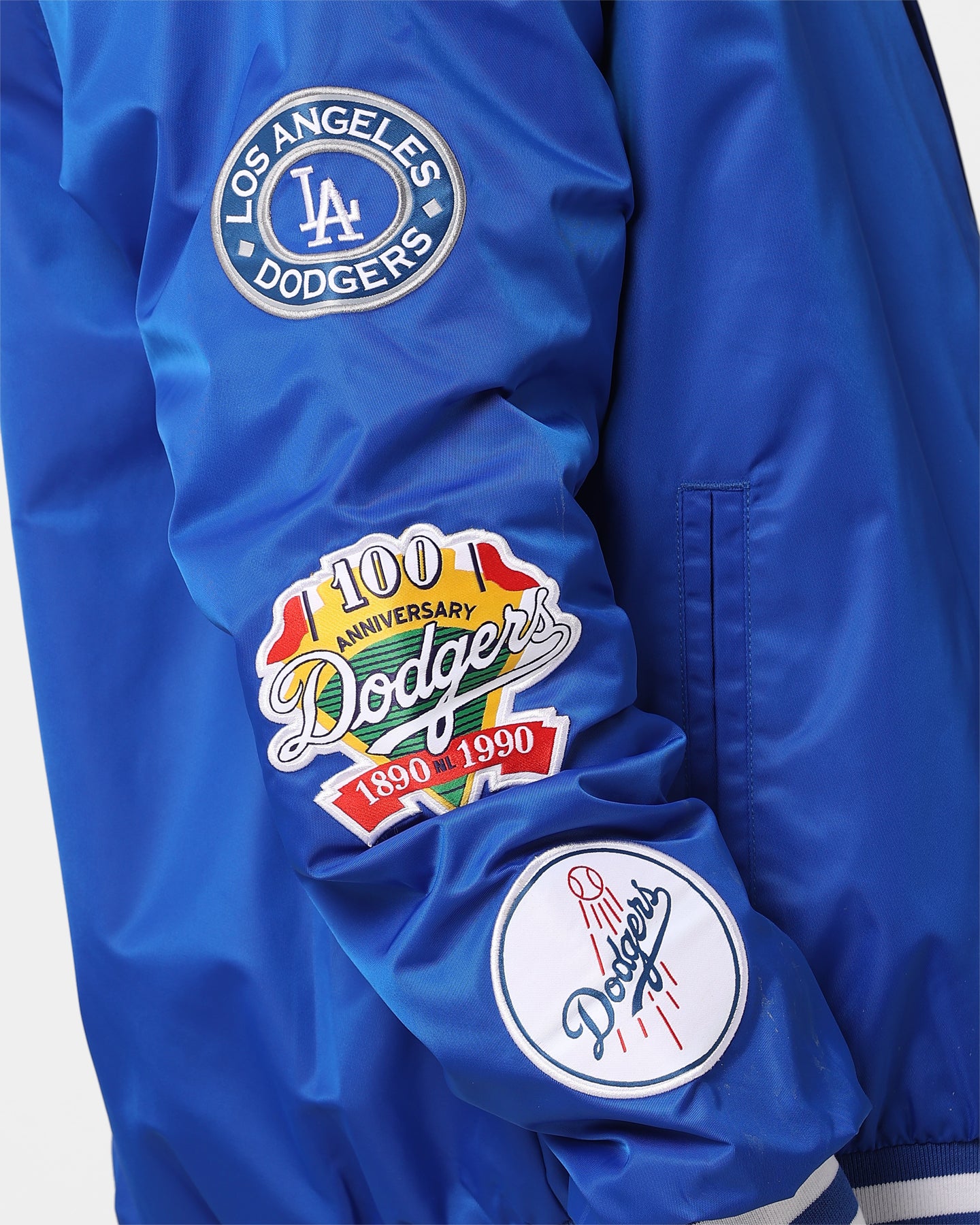 New Era Los Angeles Dodgers Nylon Varsity Jacket Bright